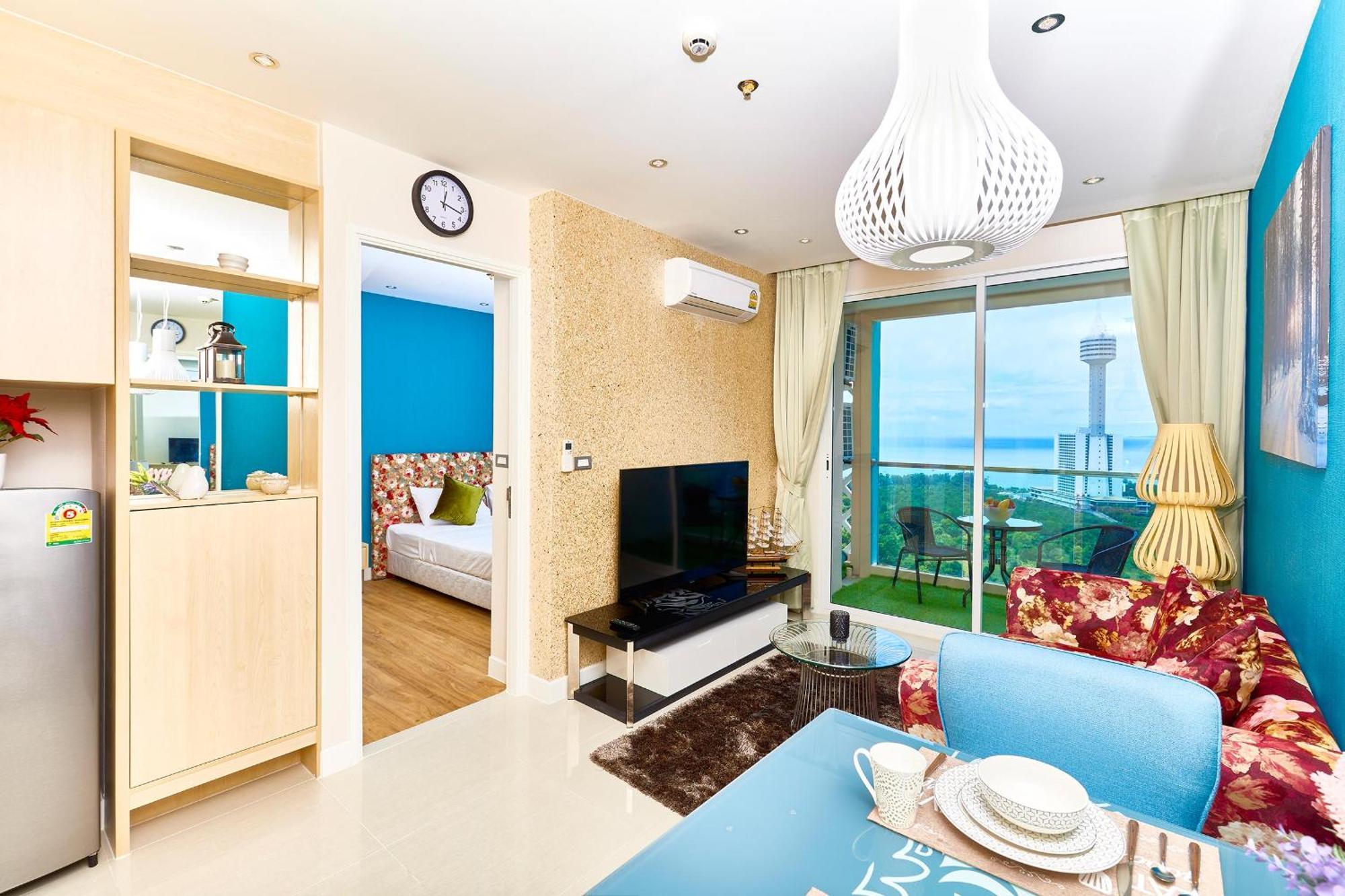 Appartement Grande Carribean - Seaview - Jomtien -Free Taxi From The Airport à Pattaya Extérieur photo